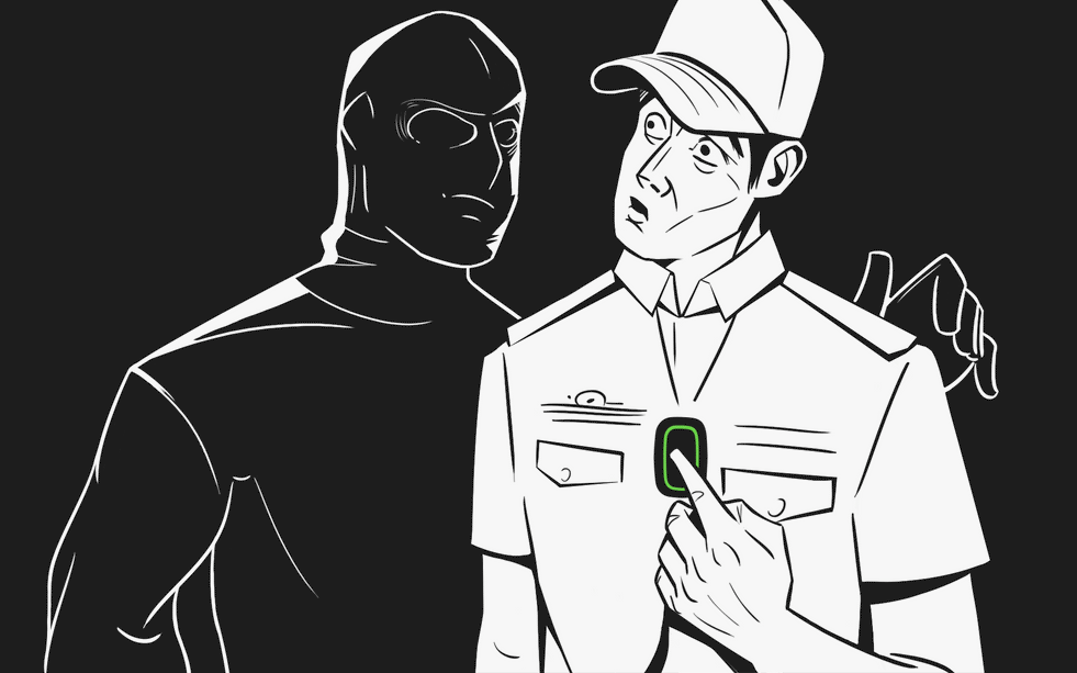 Ajax Systems Ajax Systems Paniekknop (Zwart)