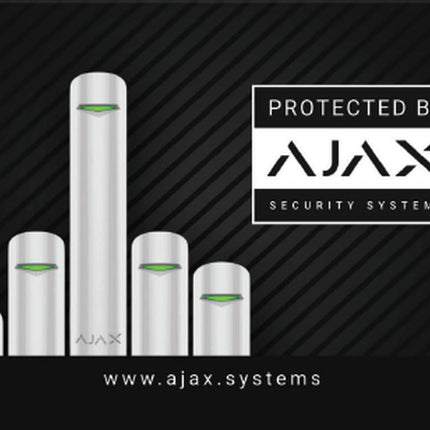 Ajax Systems Ajax Systems Aufkleber 150 x 100mm (Geschützt durch)