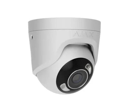 Ajax Systems Ajax Systems TurretCam HL Weiß 5Mp Hybrid Lighting IP Kamera