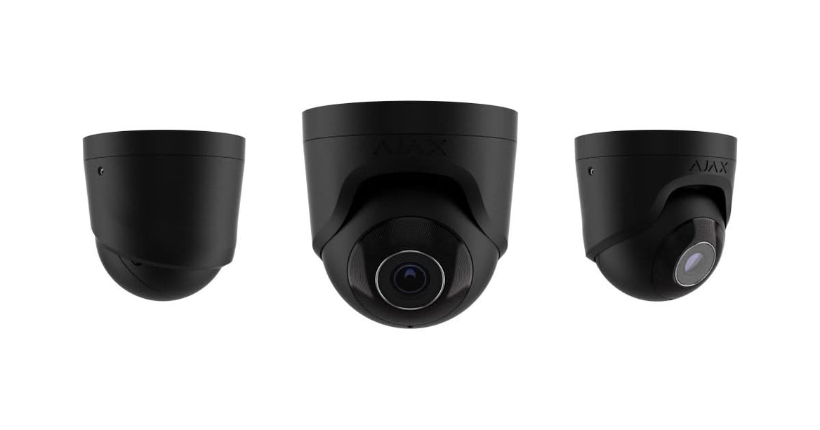 Ajax Systems TurretCam Black 5MP IP security camera
