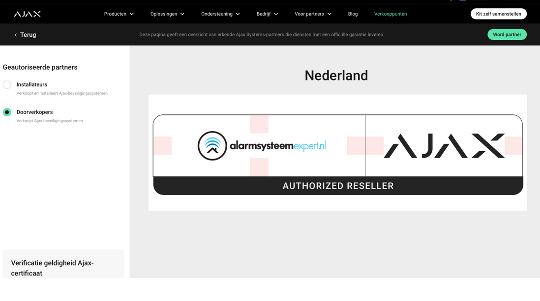Ajax Systems Alarmsysteem Kit 5 Draadloos (Wit)