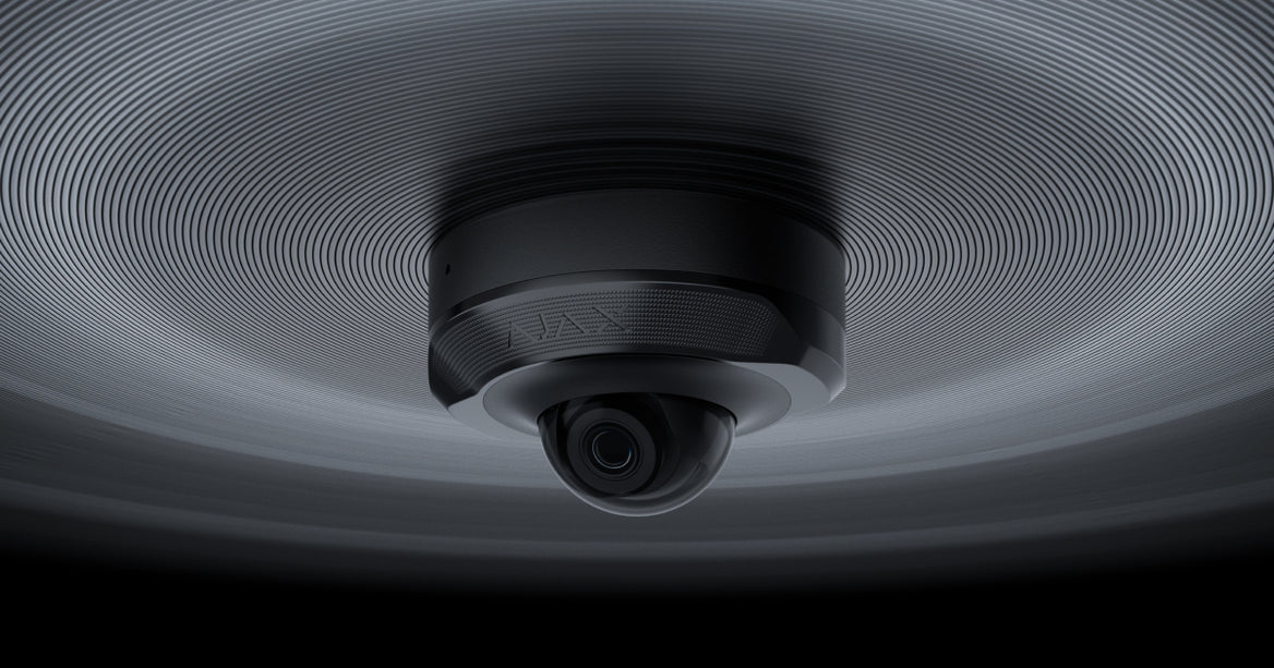 Ajax Systems DomeCam Zwart Mini 8MP IP-beveiligingscamera