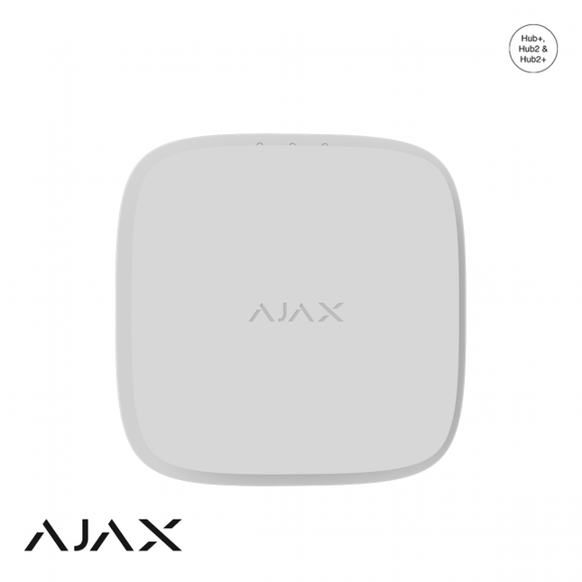 Ajax Systems FireProtect 2 RB (Hitte/CO) vervangbare batterijen