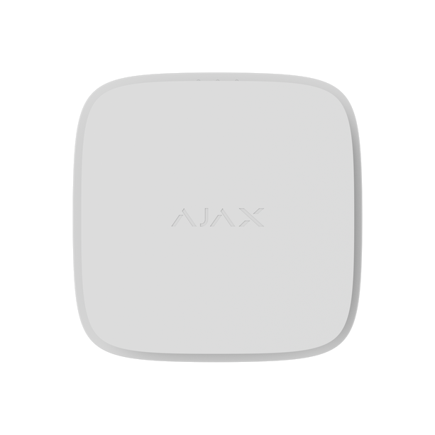 Ajax Systems FireProtect 2 RB (Hitte/Rook) vervangbare batterijen, Wit