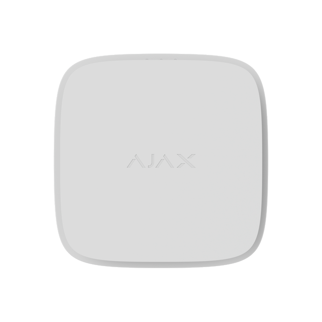 Ajax Systems FireProtect 2 RB (Hitte/Rook) vervangbare batterijen, Wit