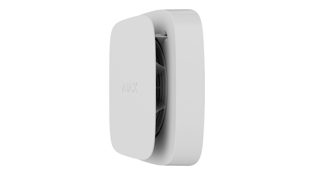 Ajax Systems FireProtect 2 RB (Hitte/Rook) vervangbare batterijen, Wit