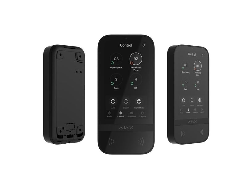 Ajax Systems KeyPad TouchScreen Zwart
