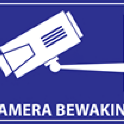 alarm system expert Camera Surveillance Sticker