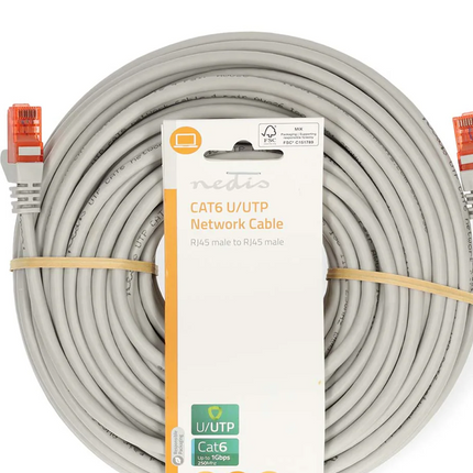 alarmsysteemexpert UTP CAT6 netwerkkabel 20,0 m