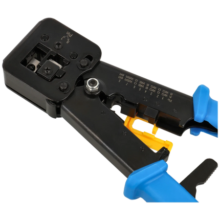 expert en systèmes d'alarme expert en systèmes d'alarme T-WC-05 Pince à sertir modulaire universelle, RJ45 / RJ12 / RJ11 pour connecteurs enfichables