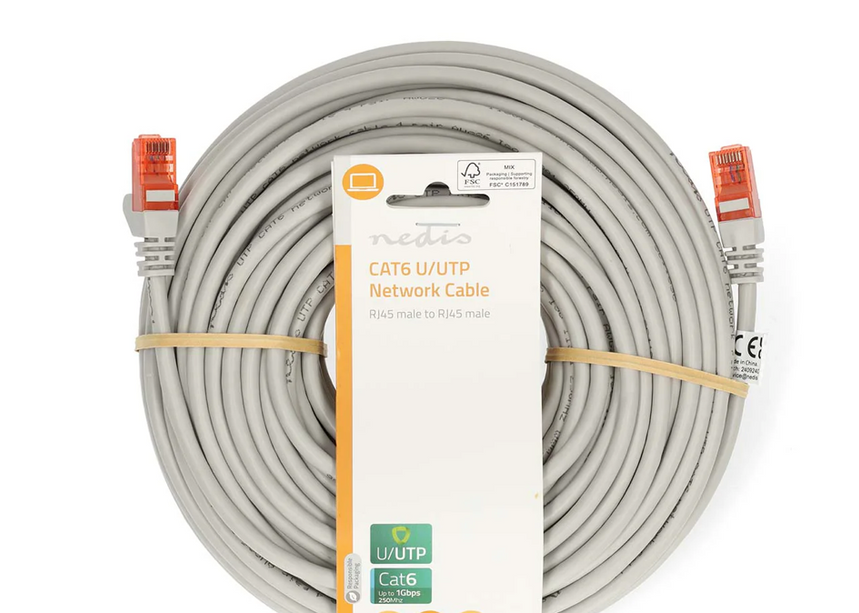 système d'alarme expert système d'alarme expert câble réseau UTP CAT6 20,0 m