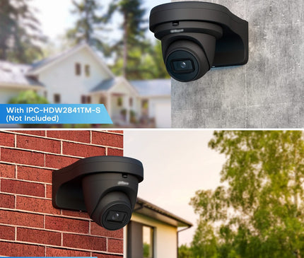 Alarmanlagen-Experte Alarmanlagen-Experte Kamerahalterung in Schwarz für Hikvision- und Dahua-Kameras