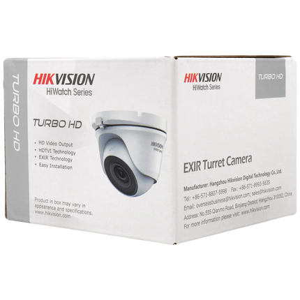 alarmsysteemexpert HWT-T150-M, 5MP, Mini Turretcamera, 2.8mm, IR, 4 in 1 video output coax