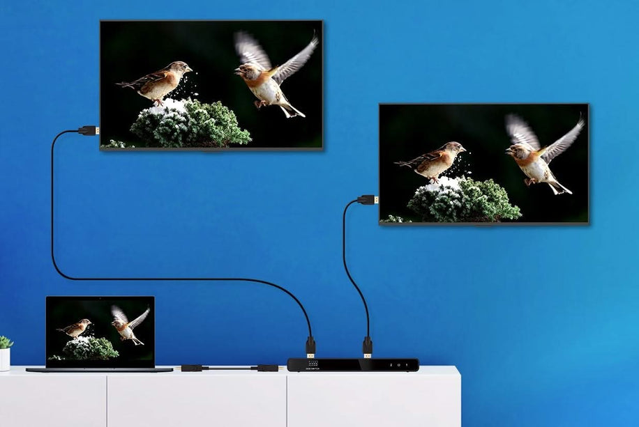 Alarm SystemExpert.fr Alarm SystemExpert.fr Répartiteur HDMI 2 ports, 4K 60Hz UHD