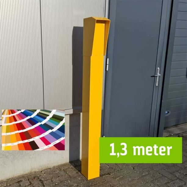AlarmanlageExpert.de Sprechsäule 130cm, 15x15cm Doppellagig pulverbeschichtet