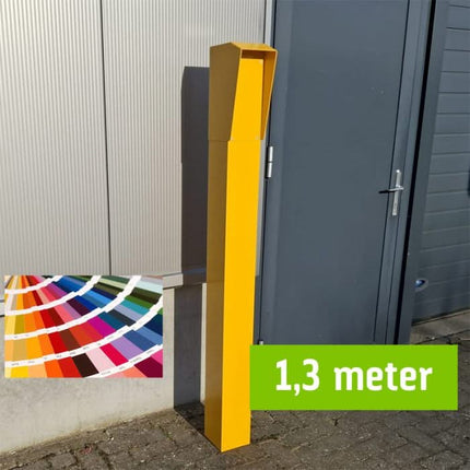 AlarmanlageExpert.de Sprechsäule 130cm, 15x15cm Doppellagig pulverbeschichtet