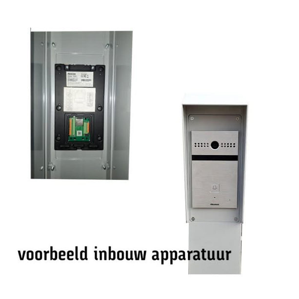 AlarmanlageExpert.de Sprechsäule 230cm, 15x15cm Doppellagig pulverbeschichtet