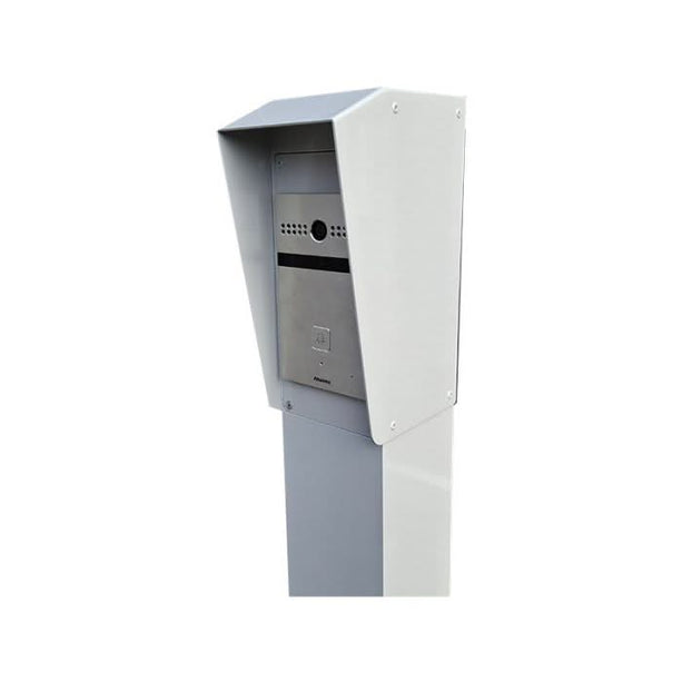 AlarmanlageExpert.de Sprechsäule 230cm, 15x15cm Doppellagig pulverbeschichtet