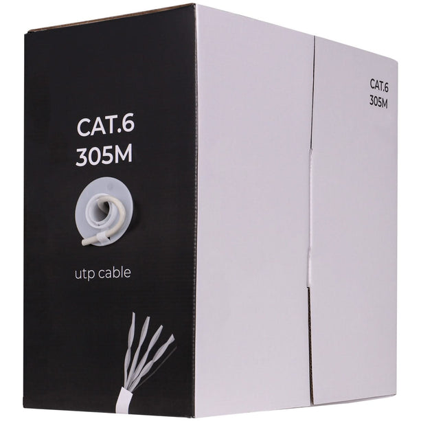 Alarm SystemExpert.nl Alarm SystemExpert.nl Network cable CAT6 UTP, 305 mtr, Solid cores CCA, indoor cable