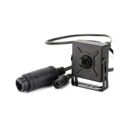 Alarm SystemExpert.nl Alarm SystemExpert.nl Pinhole IP camera 4Mp, 75 degree viewing angle 3.7mm lens, PoE, Microphone