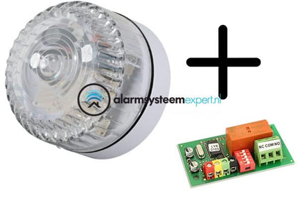 Alarm SystemExpert.de Alarm SystemExpert.de Profi-Blitz, niedriges Modell + JB-111N