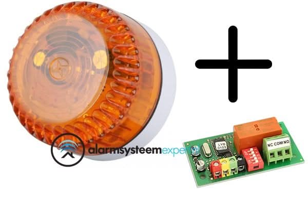 Alarm SystemExpert.de Alarm SystemExpert.de Profi-Blitz, niedriges Modell + JB-111N