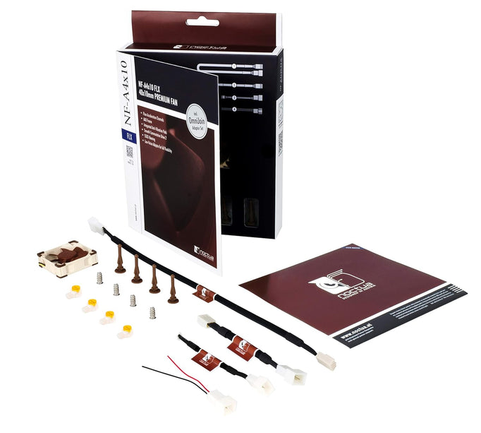 Alarm SystemExpert.de Leiser Lüfter für Hikvision und Dahua NVR 40x10mm