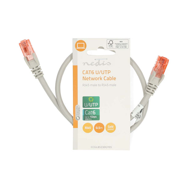 Alarme SystemExpert.co.uk Câble réseau UTP CAT6 0,5 m