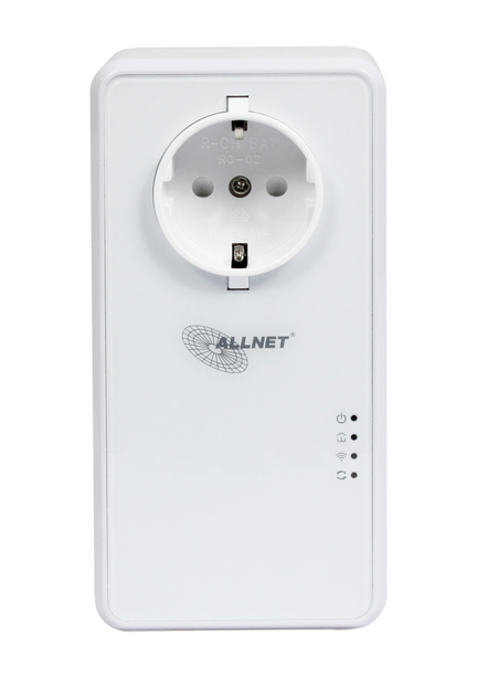 AlarmsysteemExpert.nl ALLNET Powerline adapter HomePlugV2 1200Mbit RJ45 WiFi SmartLink