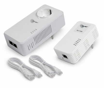 AlarmsysteemExpert.nl ALLNET Powerline adapter set met PoE 1200Mbit RJ45 SmartLink