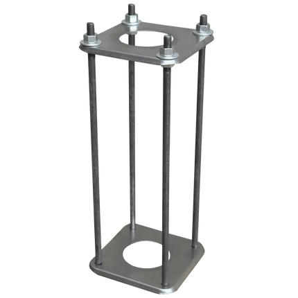 AlarmsystemExpert.co.uk Kameramast 4,5m Dunkelgrau, Stahl verzinkt, Blitzableiter