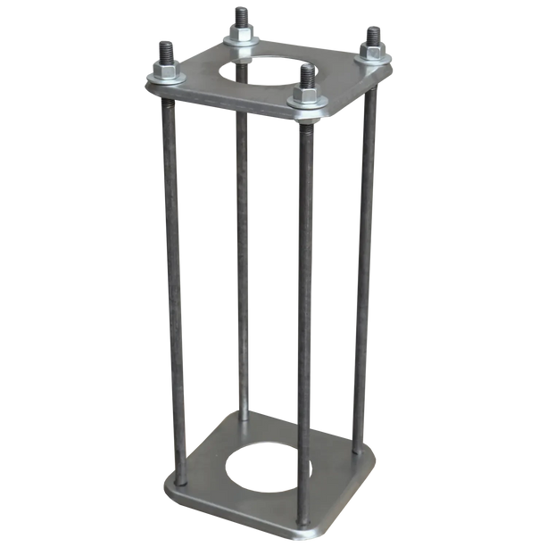 AlarmsystemExpert.co.uk Kameramast 4,5m Dunkelgrau, Stahl verzinkt, Blitzableiter