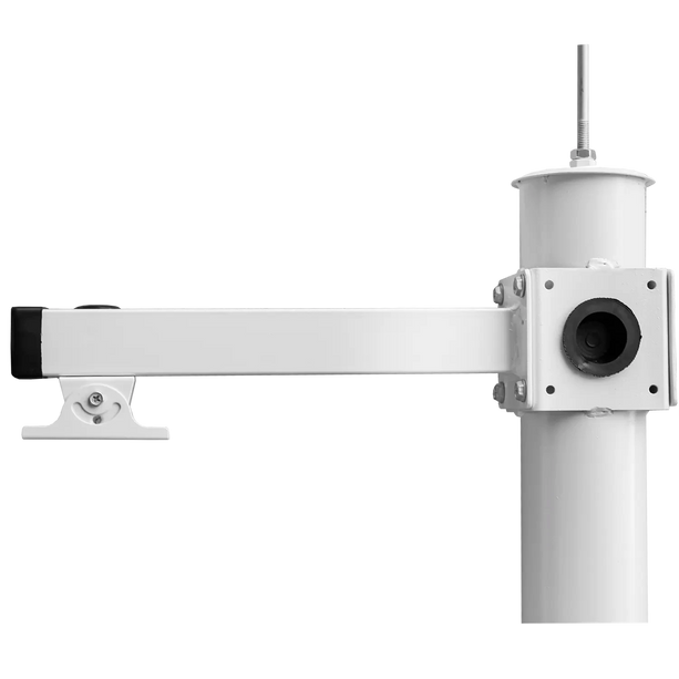 AlarmsysteemExpert.nl Cameramast 6 meter Wit, Gegalvaniseerd staal, Bliksemafleider