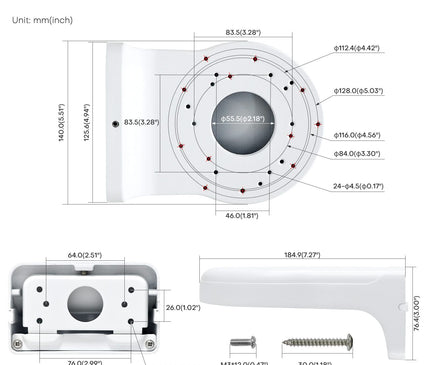 Alarm SystemExpert.de Alarm SystemExpert.de Kameraständer für Hikvision und Dahua Kameras