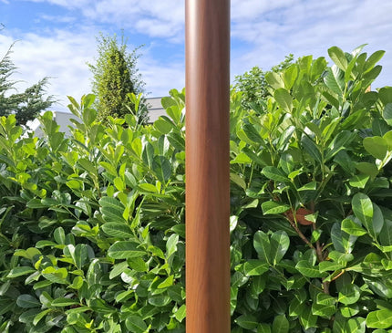 Alarm SystemExpert.nl Alarm SystemExpert.nl Dark wood structure camera mast with tilt anchor 4 meters