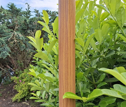 Alarm SystemExpert.co.uk Kameramast in leichter Holzkonstruktion mit Kippanker 4 Meter