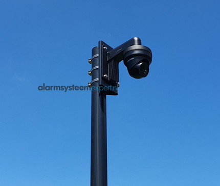 Alarm SystemExpert.co.uk Runder Kameramast mit Kippanker 3 Meter