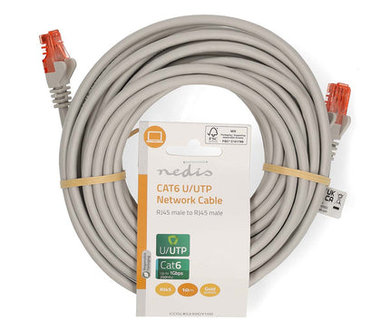Alarm SystemExpert.de UTP CAT6 Netzwerkkabel 10.0 m