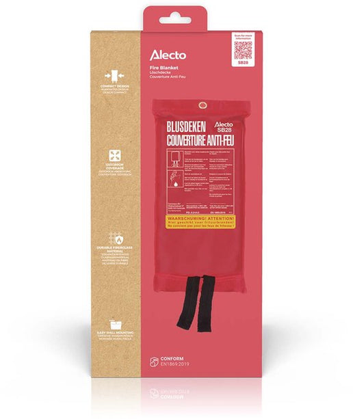 Alecto SB28 Fire Blanket, 120 x 180 cm (unfolded)