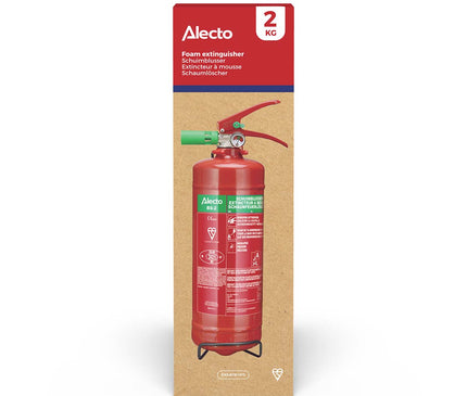 Alecto 2-liter BS-2 Foam Fire Extinguisher