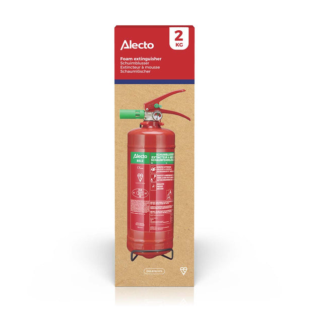 Alecto 2-liter BS-2 Foam Fire Extinguisher