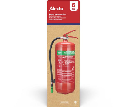 Alecto 6-liter foam fire extinguisher BS-6