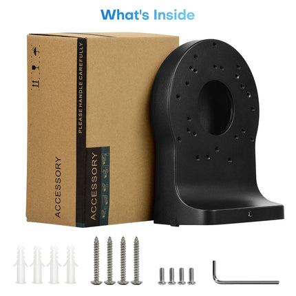 alarmsystemexpert alarmsystemexpert Black Camera Mount for Hikvision and Dahua Cameras