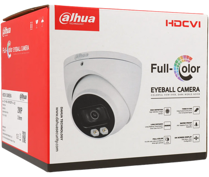 Dahua Dahua HAC-HDW2249T-A-LED, 2MP 2,8mm, HD-CVI, Eyeball, Vollfarbe, Koax