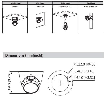 Dahua Dahua IPC-HDW2441T-ZS-S2 4MP Motor Zoom 2.7-13.5mm PoE SD slot IR LEDs Wizsense