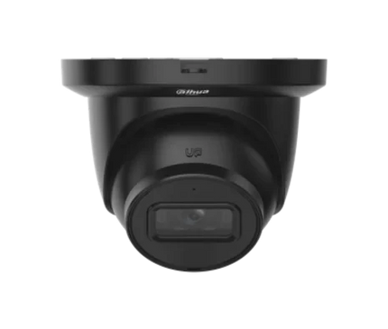 Dahua Dahua IPC-HDW2441TM-S 4MP IR WizSense Turret IR-LEDs, SD-Steckplatz, PoE, integriertes Mikrofon. Schwarz