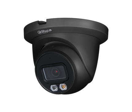 Dahua Dahua IPC-HDW2449TM-S-IL 4Mp 2.8mm H.265 Smart Dual Light Full Color, PoE Black
