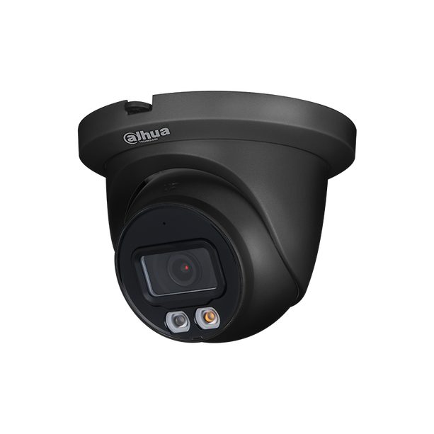 Dahua Dahua IPC-HDW2449TM-S-IL 4Mp 2.8mm H.265 Smart Dual Light Full Color, PoE Black