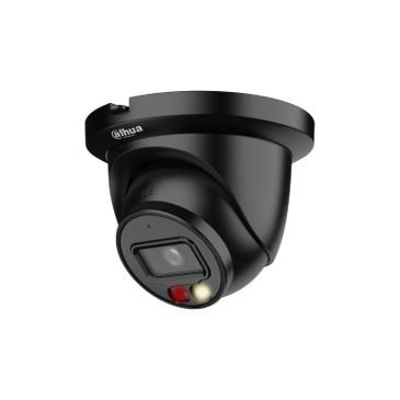 Dahua Dahua IPC-HDW2449TM-S-IL 4Mp 2.8mm H.265 Smart Dual Light Full Color, PoE Black