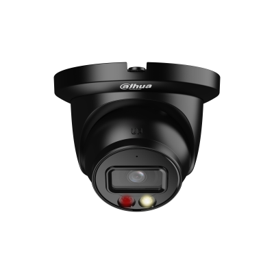 Dahua Dahua IPC-HDW2449TM-S-IL 4Mp 2.8mm H.265 Smart Dual Light Full Color, PoE Black